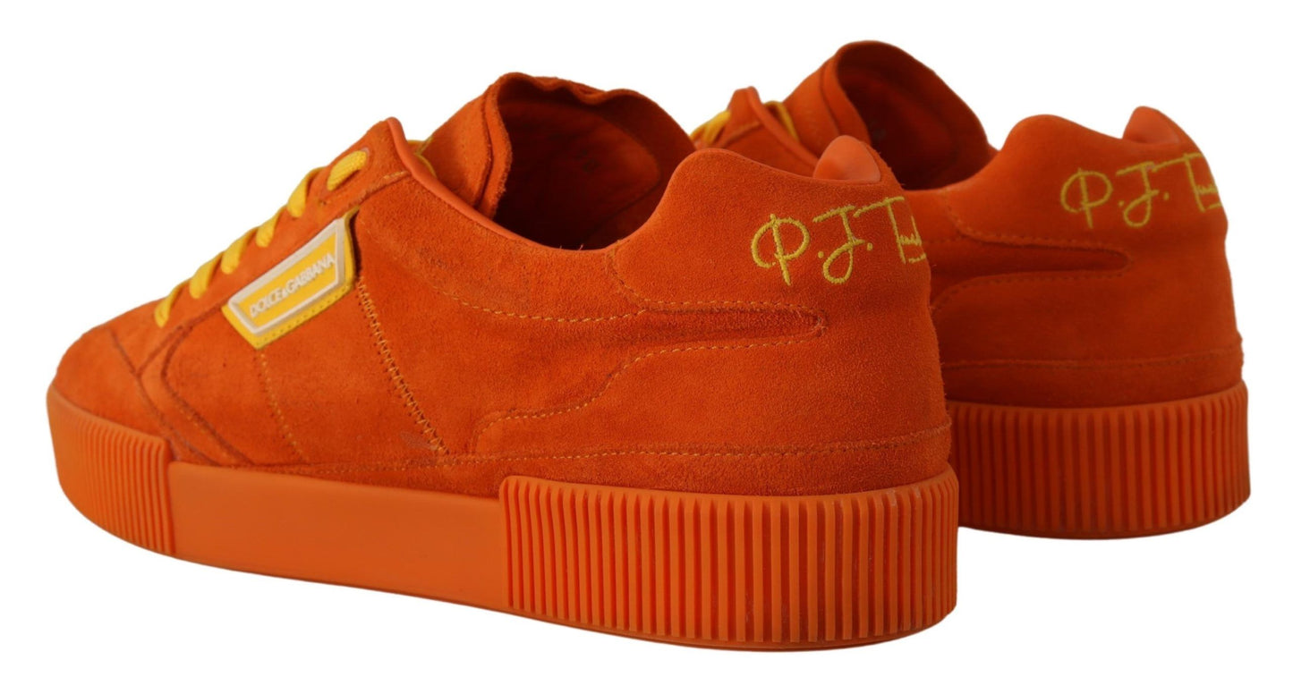 Orange Leder P.J. Tucker Turnschuhe Turnschuhe