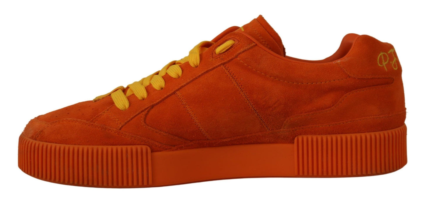 Orange Leder P.J. Tucker Turnschuhe Turnschuhe