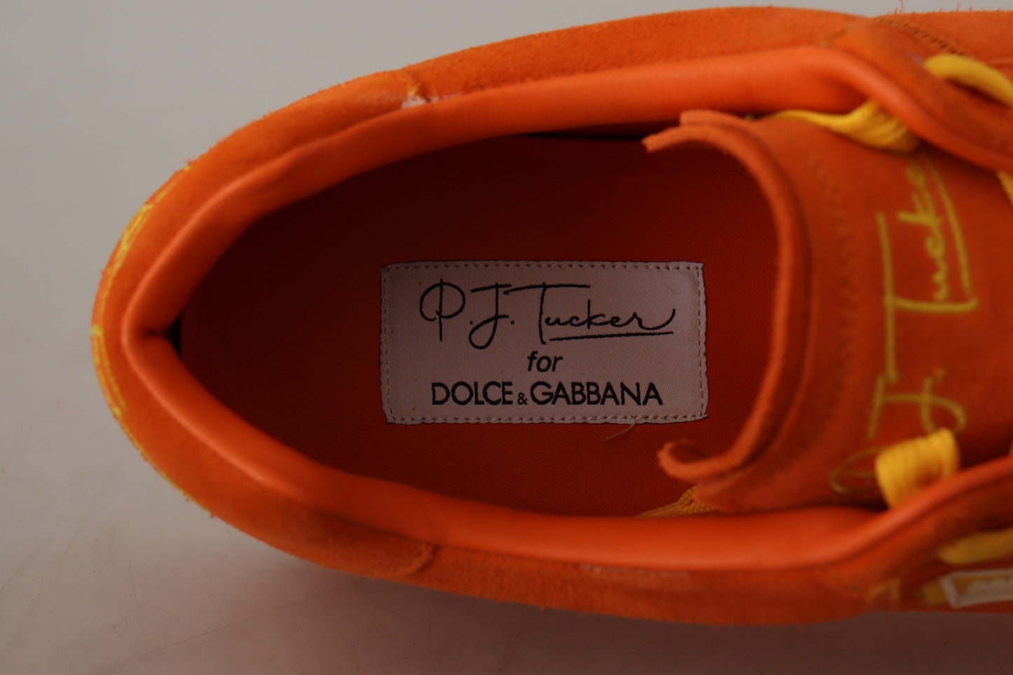 Orange Leder P.J. Tucker Turnschuhe Turnschuhe