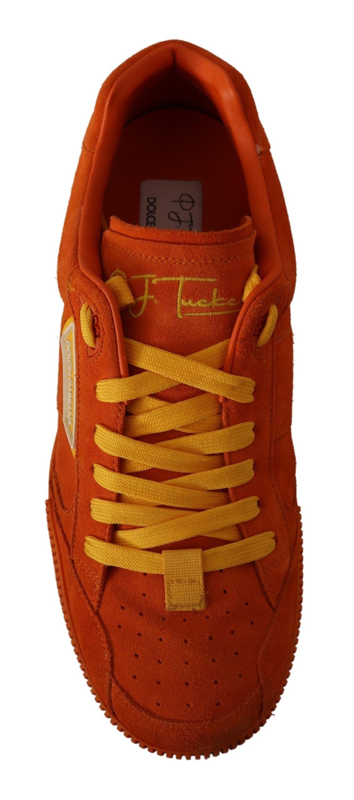 Orange Leder P.J. Tucker Turnschuhe Turnschuhe