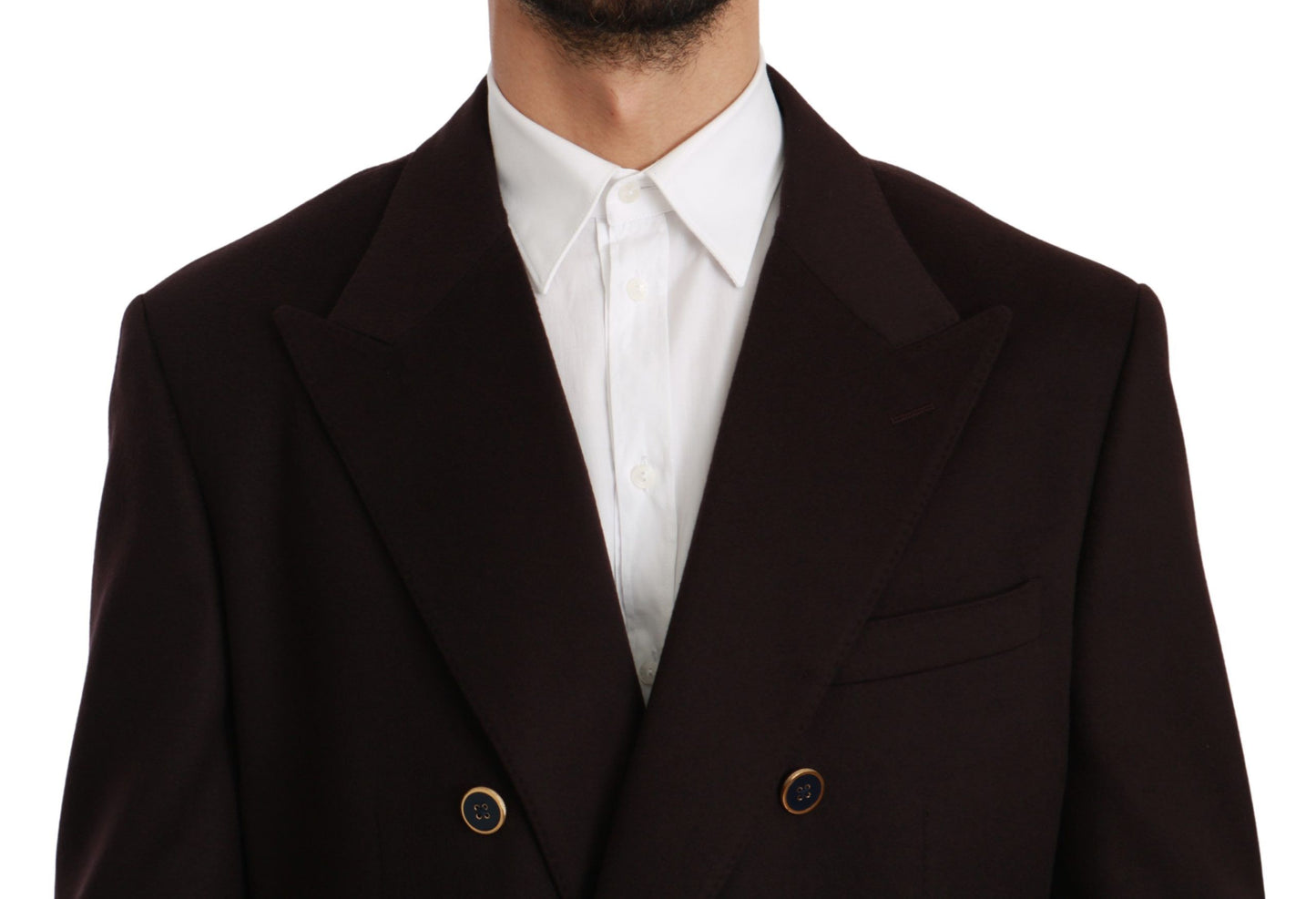 Bordeauxfarbener Kaschmirmantel TAORMINA Blazer