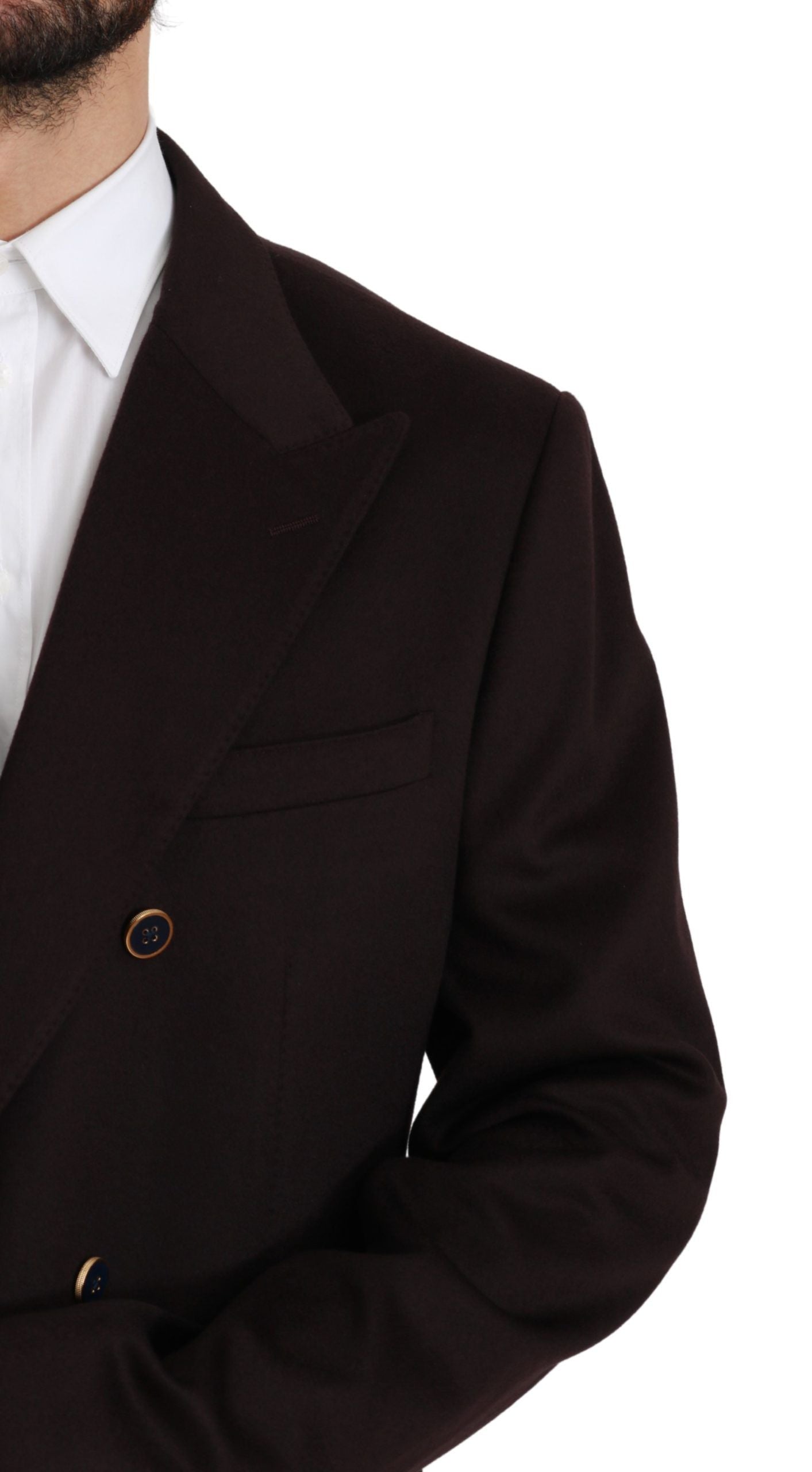 Bordeauxfarbener Kaschmirmantel TAORMINA Blazer