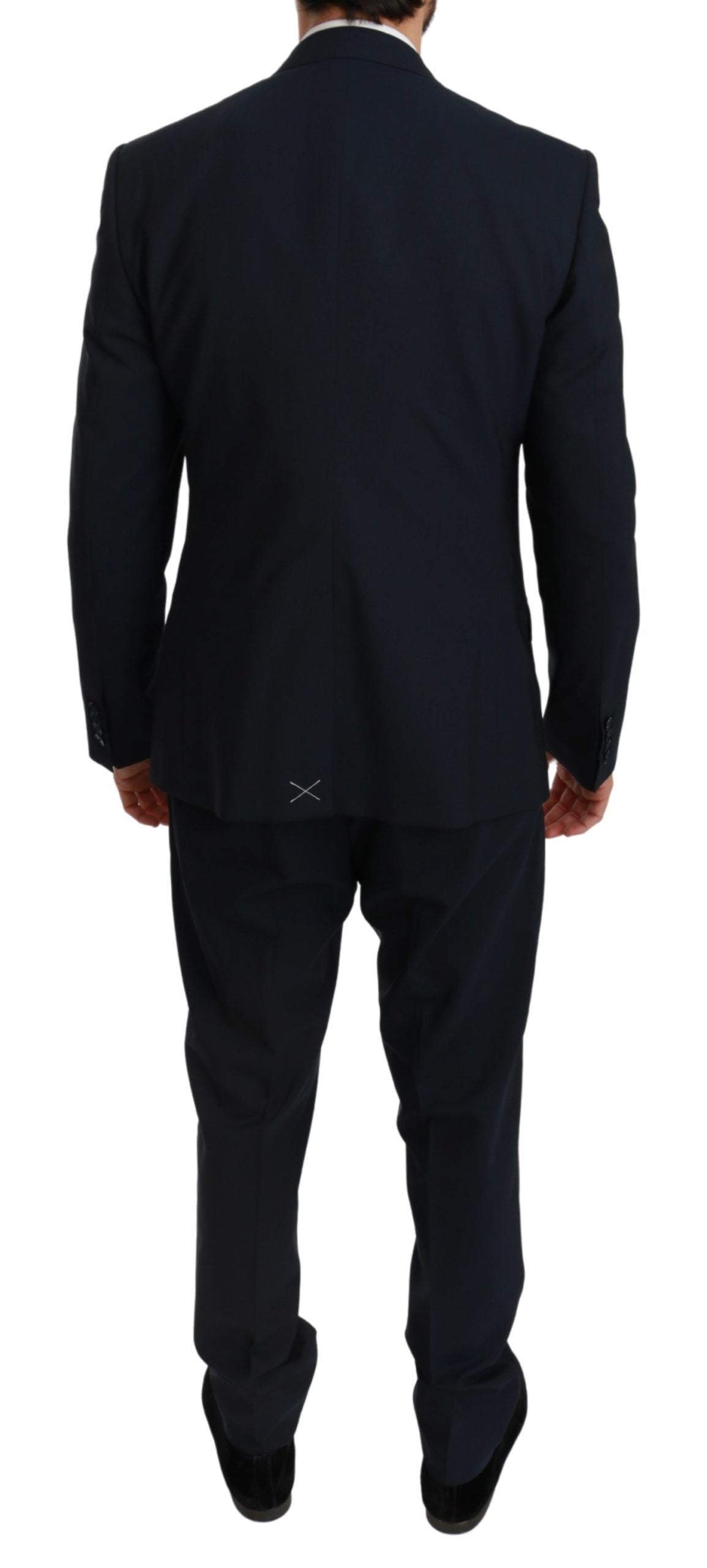 Blauer Slim Fit 3 Stück MARTINI Wollanzug