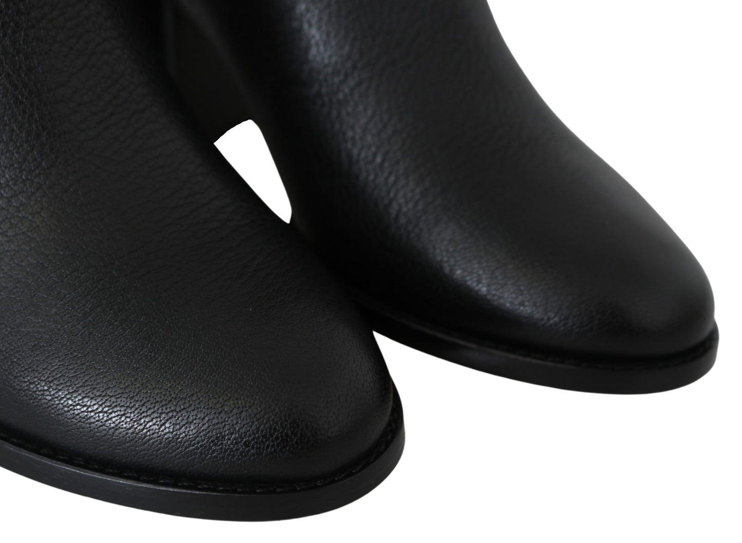 Schwarzes Leder Method 65 Stiefel