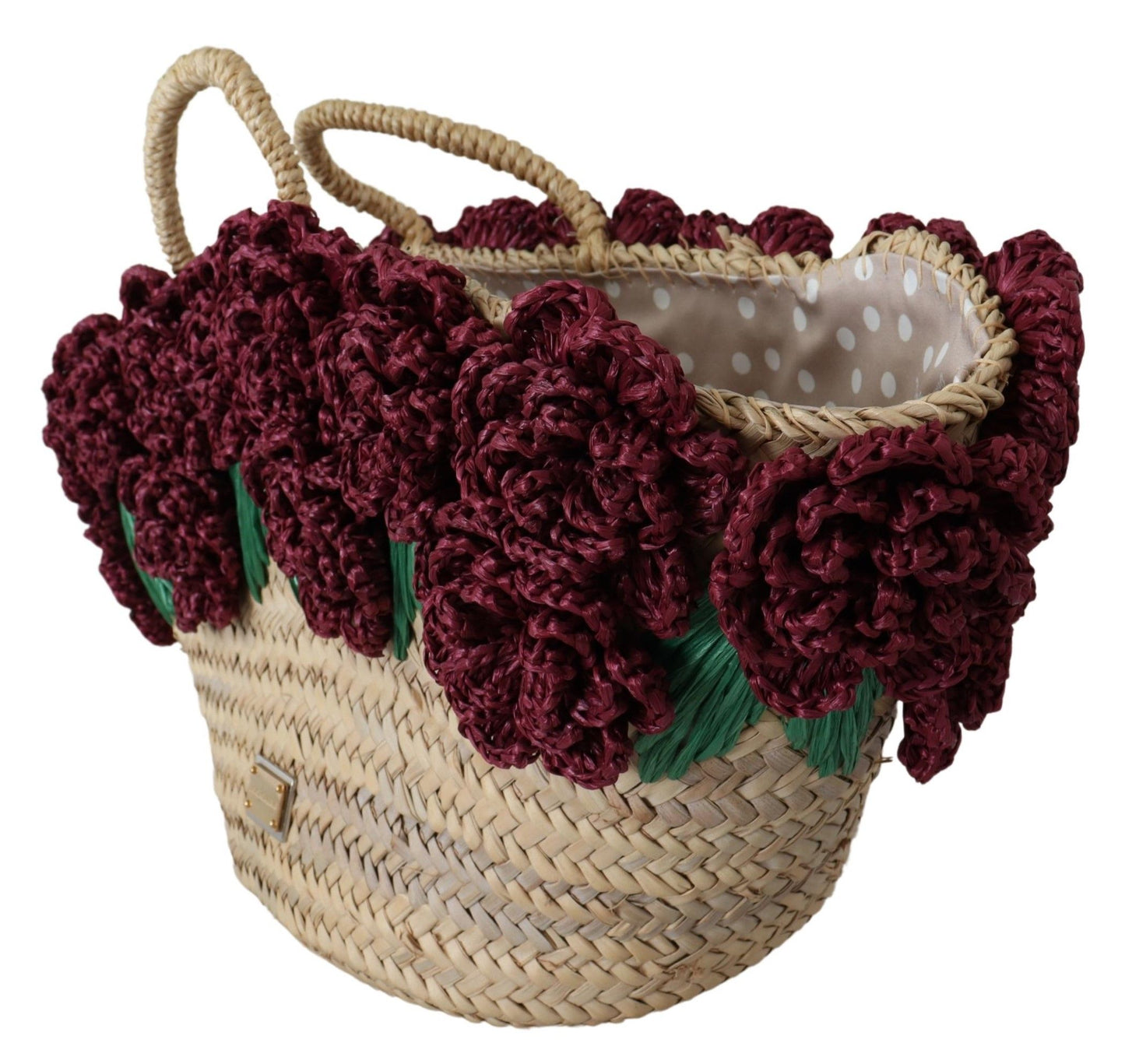 Multicolor Straw Floral Handtasche Tote Frauen Geldbörse