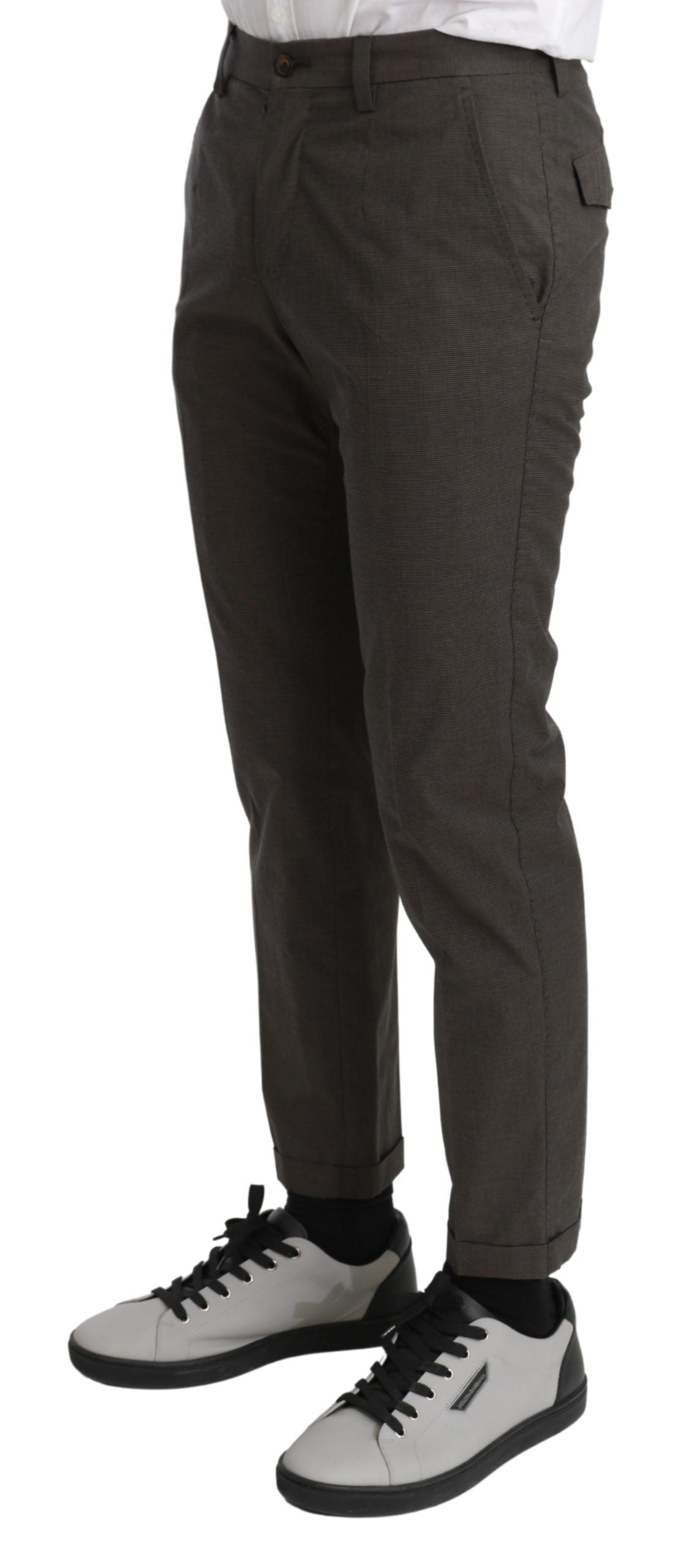 Braun Casual Herren Hose 100% Baumwolle Hose