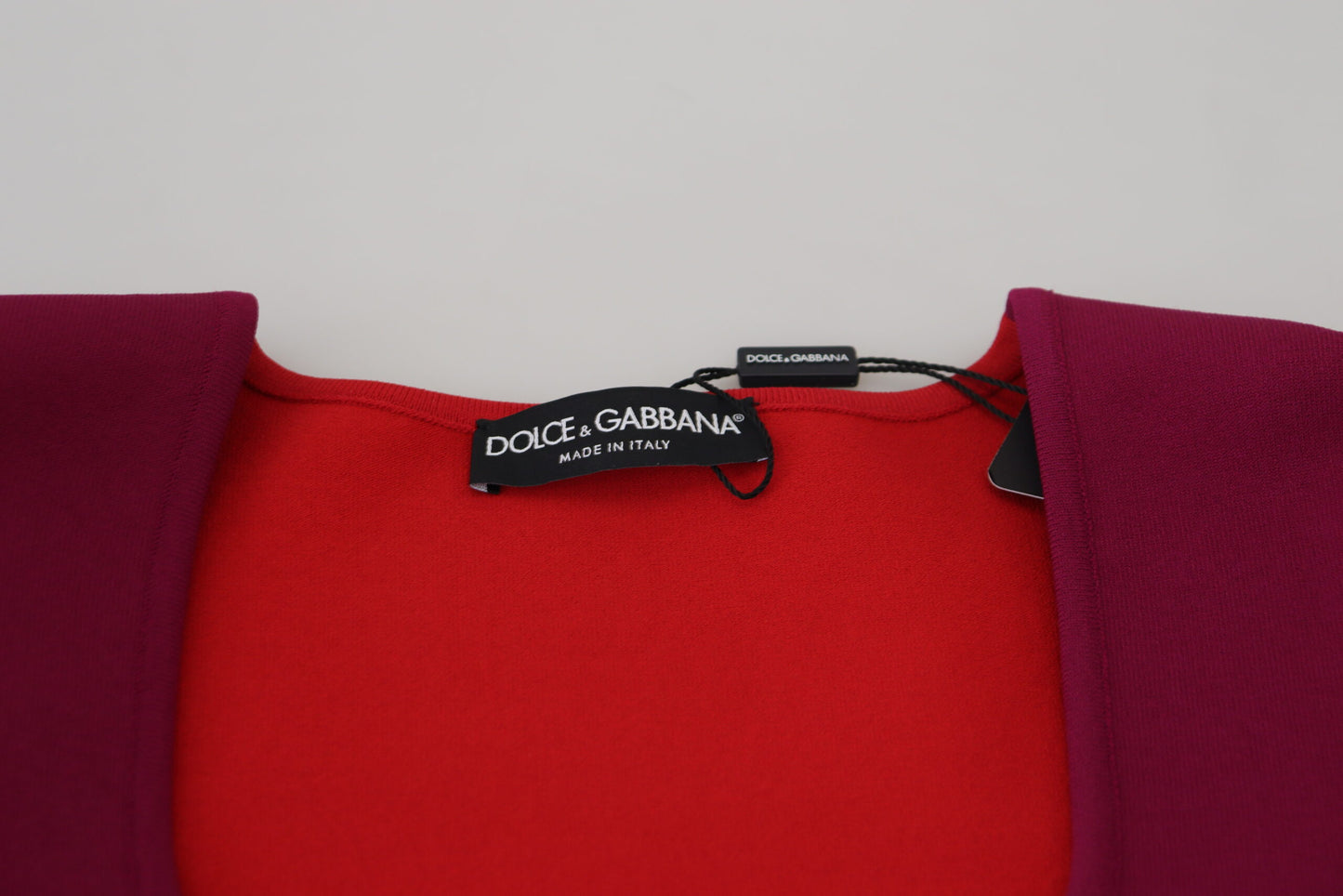Multicolor Viskose Pullover mit quadratischem Ausschnitt