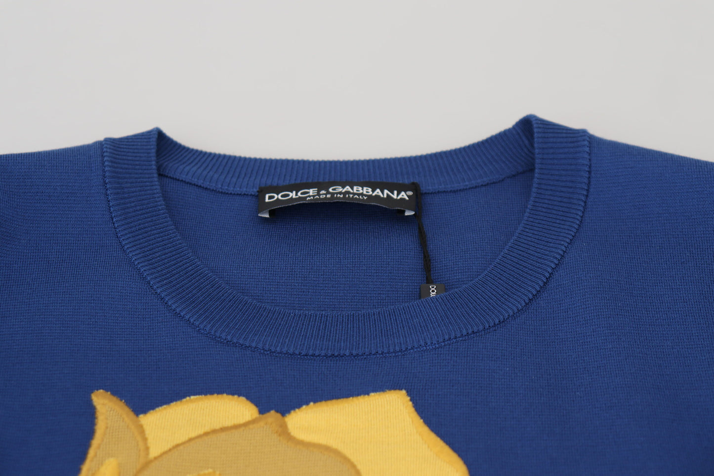 Multicolor Seidenpullover mit Blumenmuster