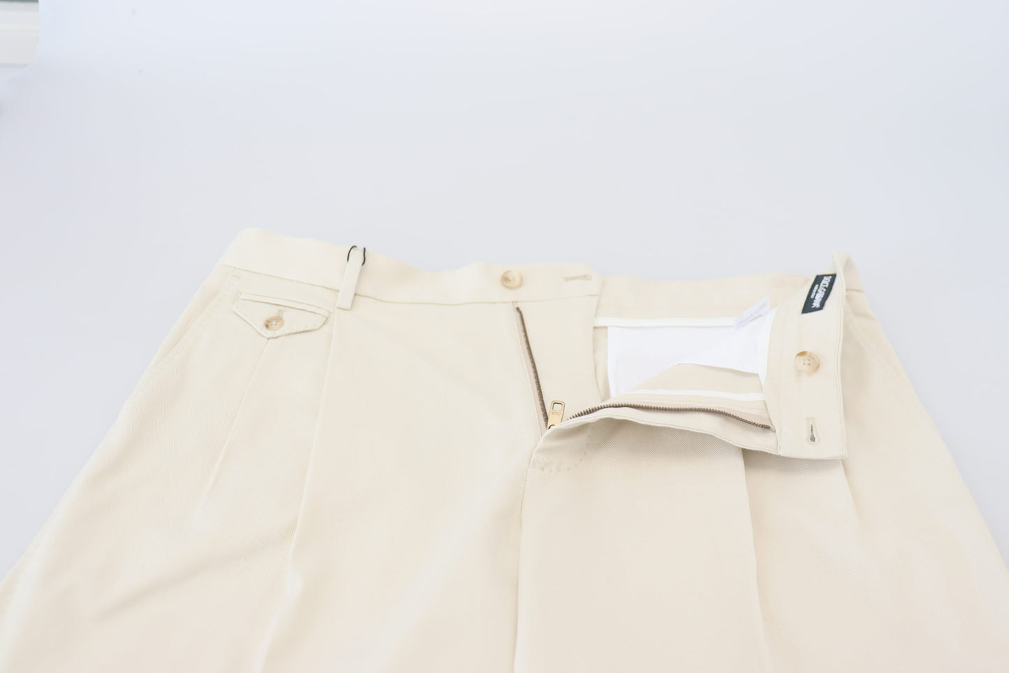 Weiße Chinos Baumwolle Stretch Casual Shorts