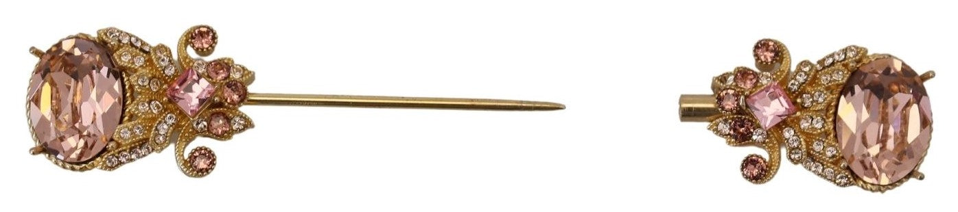 925 Sterling Silber große Kristalle Pin Brosche