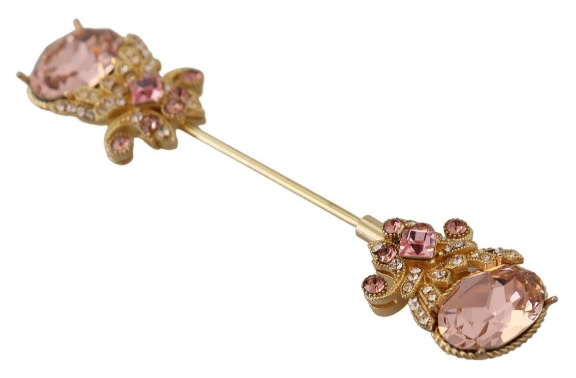 925 Sterling Silber große Kristalle Pin Brosche