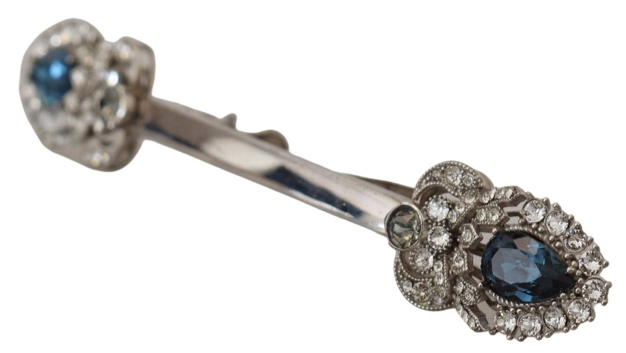 925 Sterling Silber Kristalle Pin Kragen Brosche