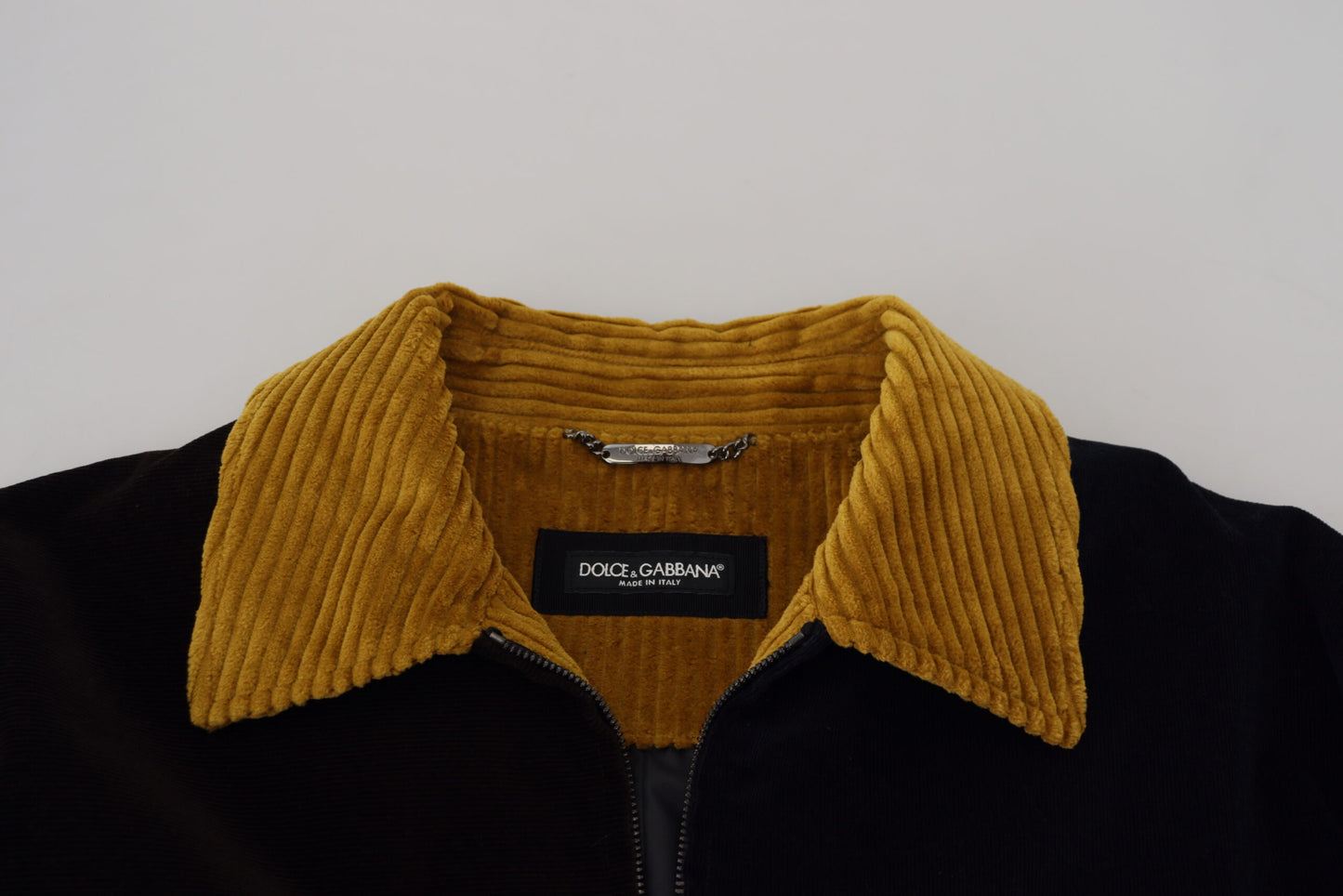 Multicolor Jacke mit Samt-Patch-Verzierung