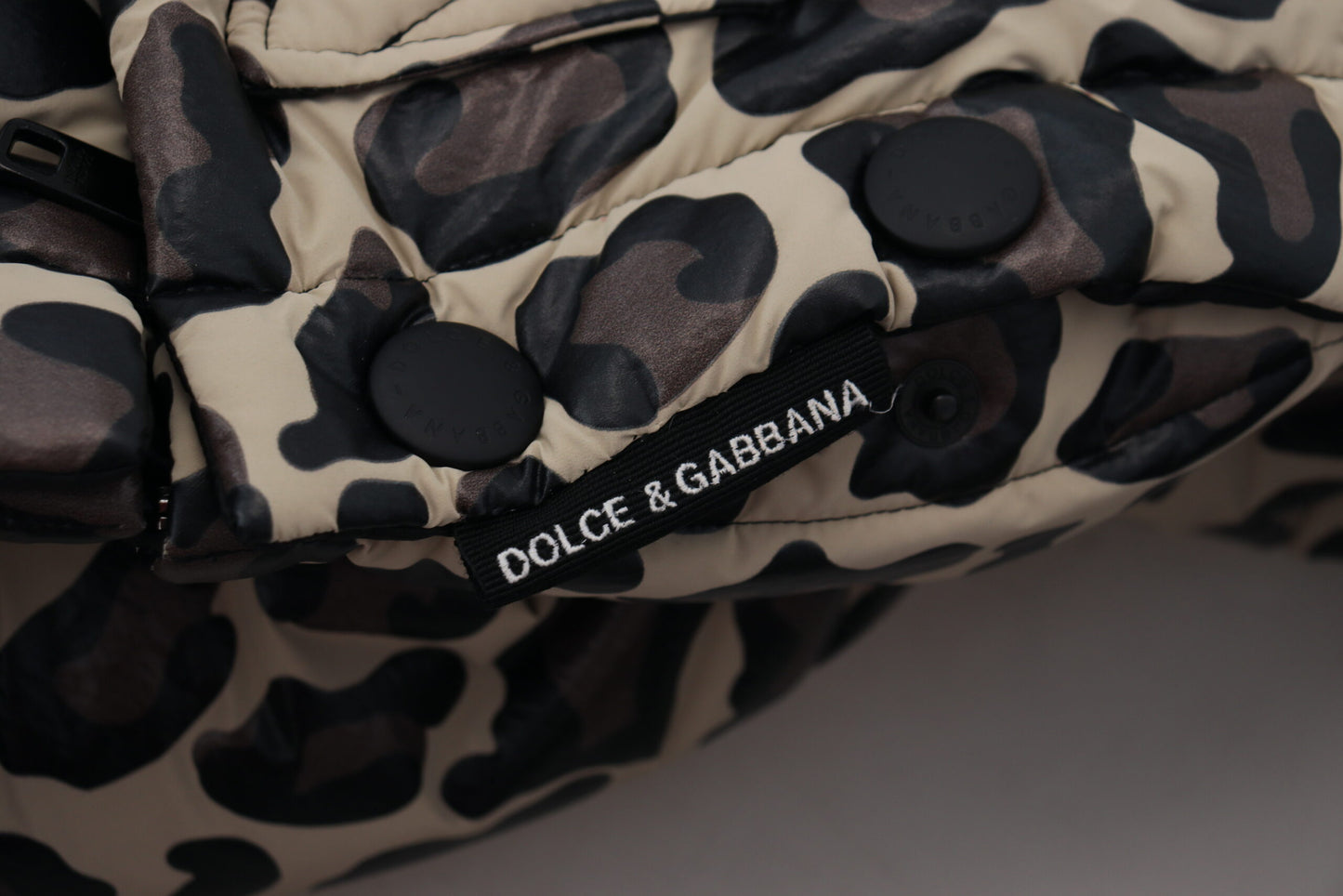 Multicolor Leopard Parka Mantel Winterjacke