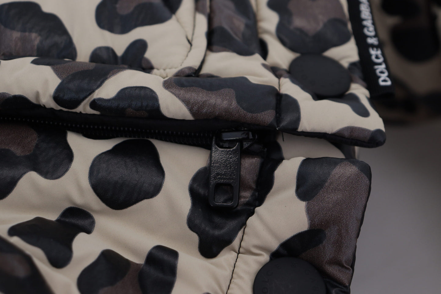 Multicolor Leopard Parka Mantel Winterjacke