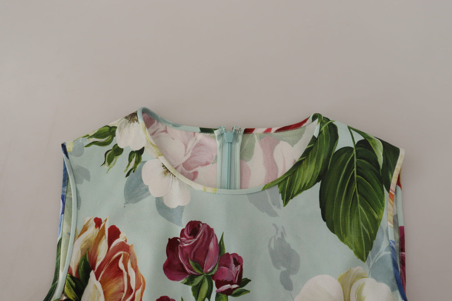 Ärmelloses Tank-Top mit Rosendruck Tropical Top