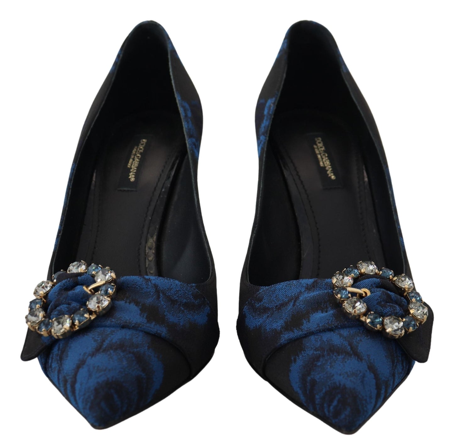 Blau Kristall verschönert Heels Pumps Schuhe