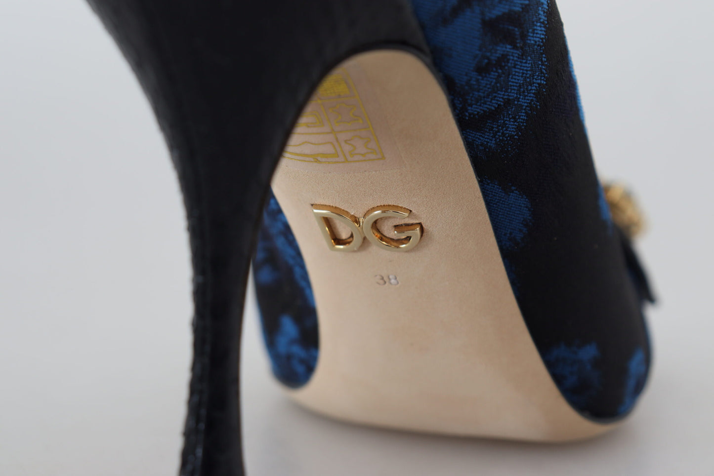 Blau Kristall verschönert Heels Pumps Schuhe