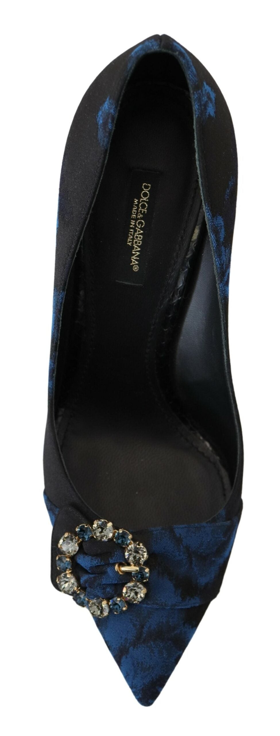 Blau Kristall verschönert Heels Pumps Schuhe