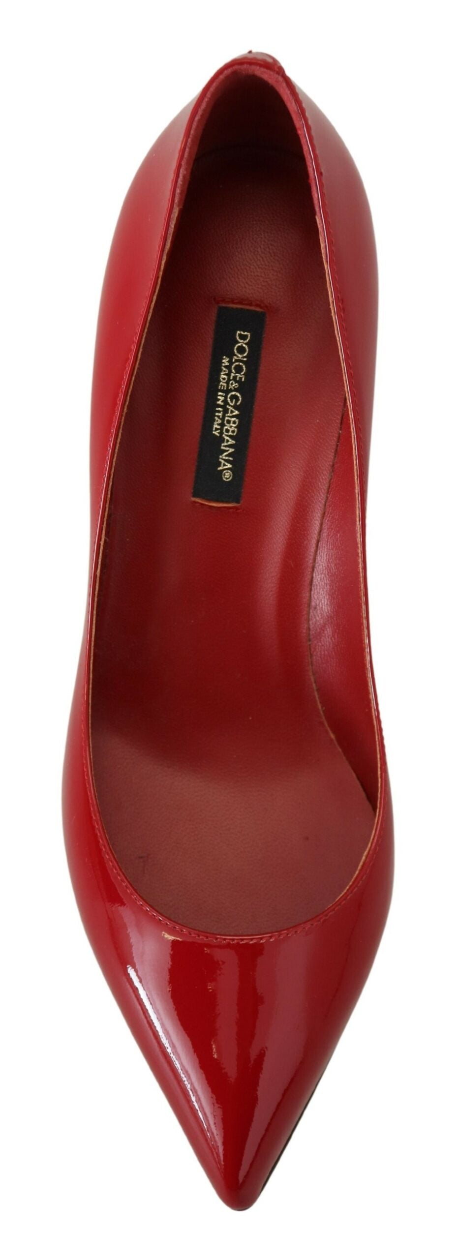 Rote Lackleder Kitten Heels Pumps Schuhe