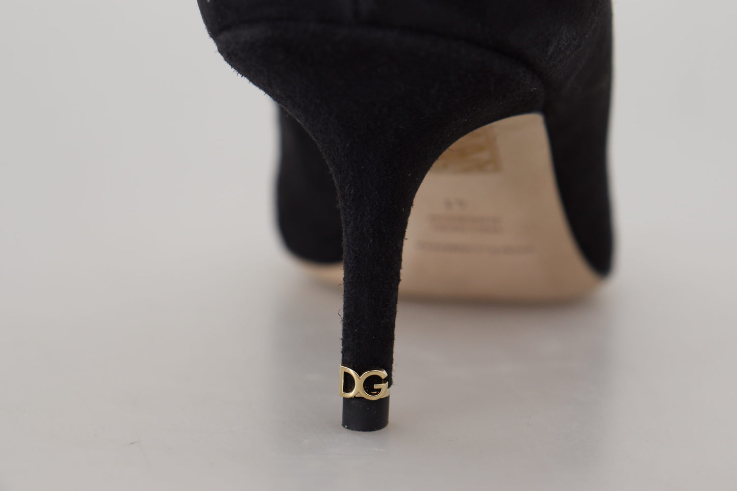 Schwarze Wildleder Heels Pumps Klassische Schuhe