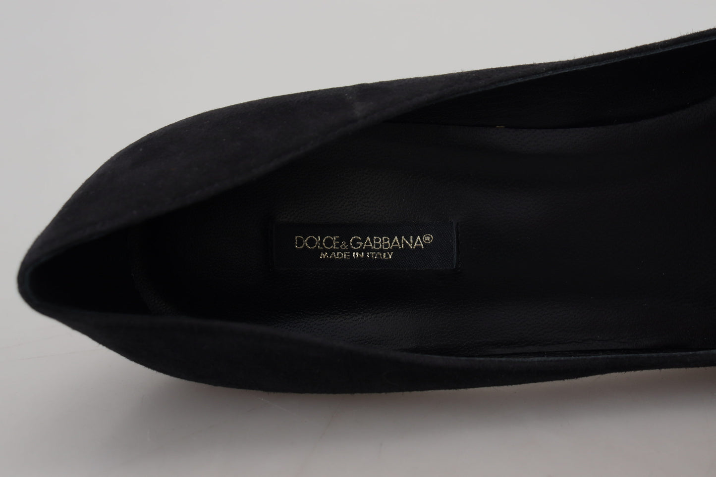 Schwarze Wildleder Heels Pumps Klassische Schuhe
