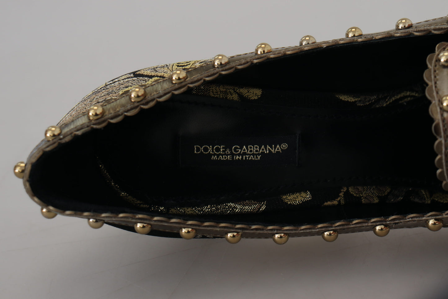 Gold Kristall Quadratische Zehe Brokat Pumps Schuhe
