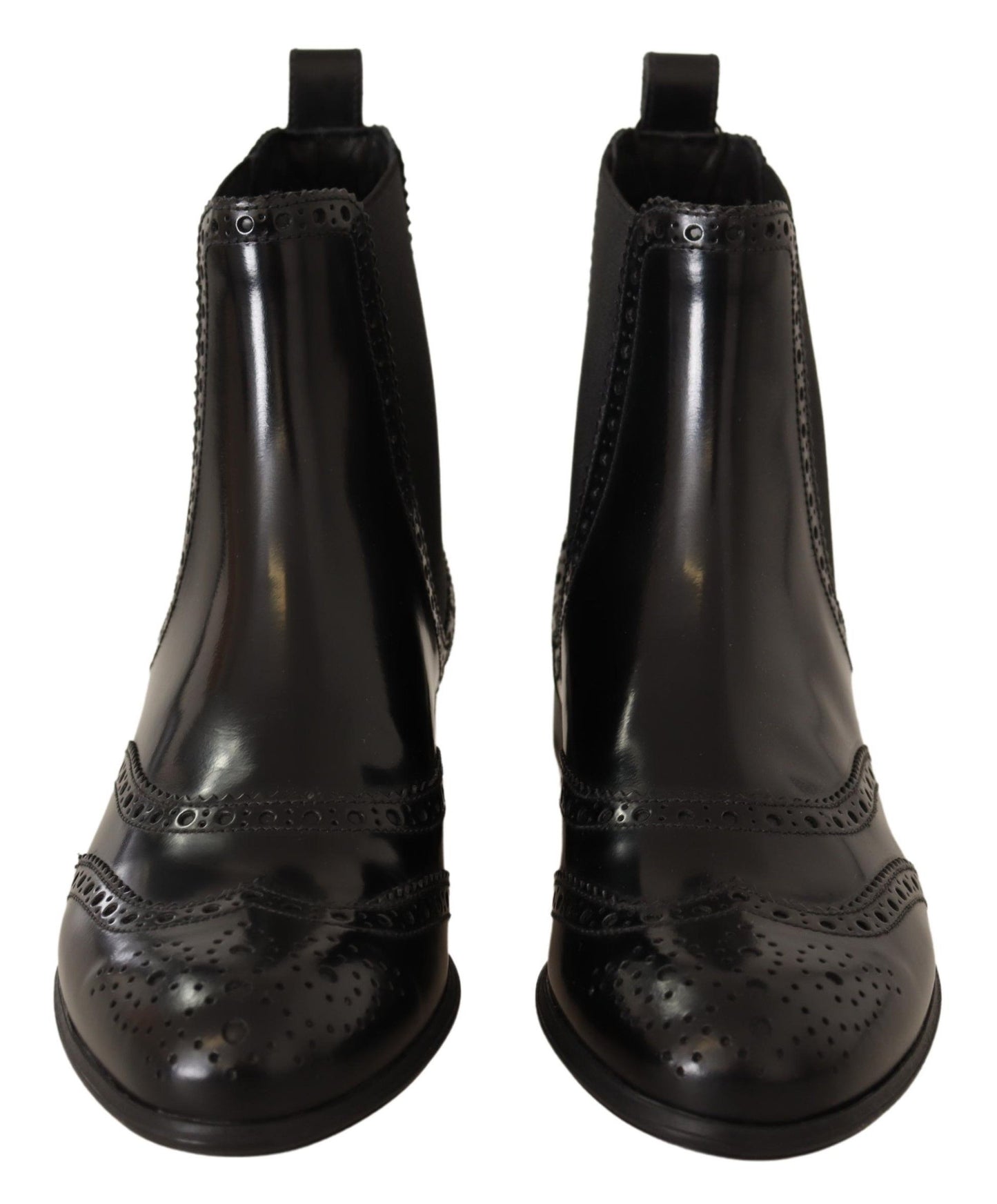 Schwarz Leder Knöchel hohe flache Stiefel Schuhe