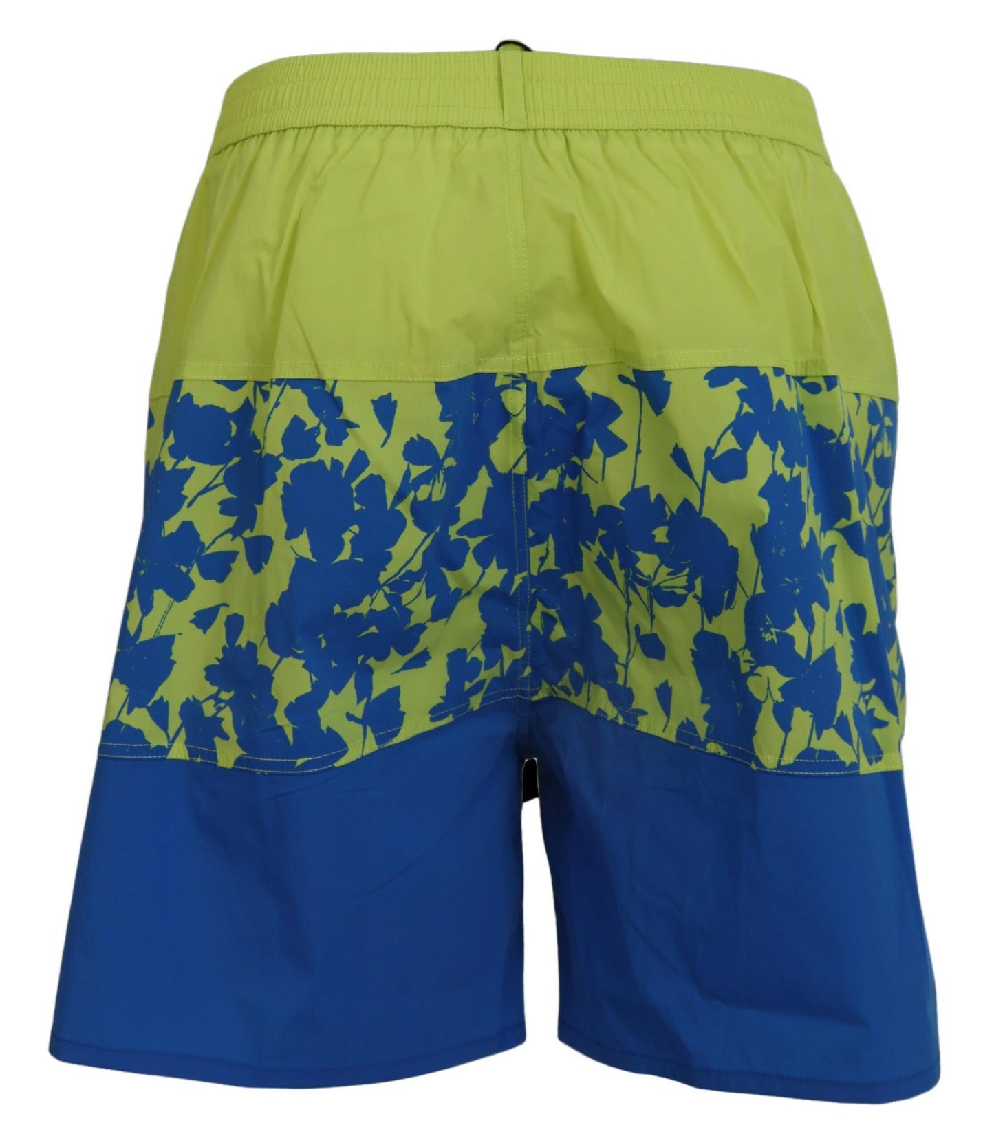 Blau Grün Logo Print Männer Beachwear Shorts Bademode