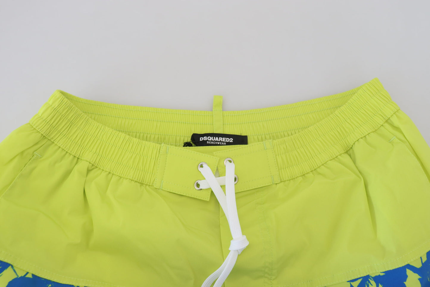 Blau Grün Logo Print Männer Beachwear Shorts Bademode