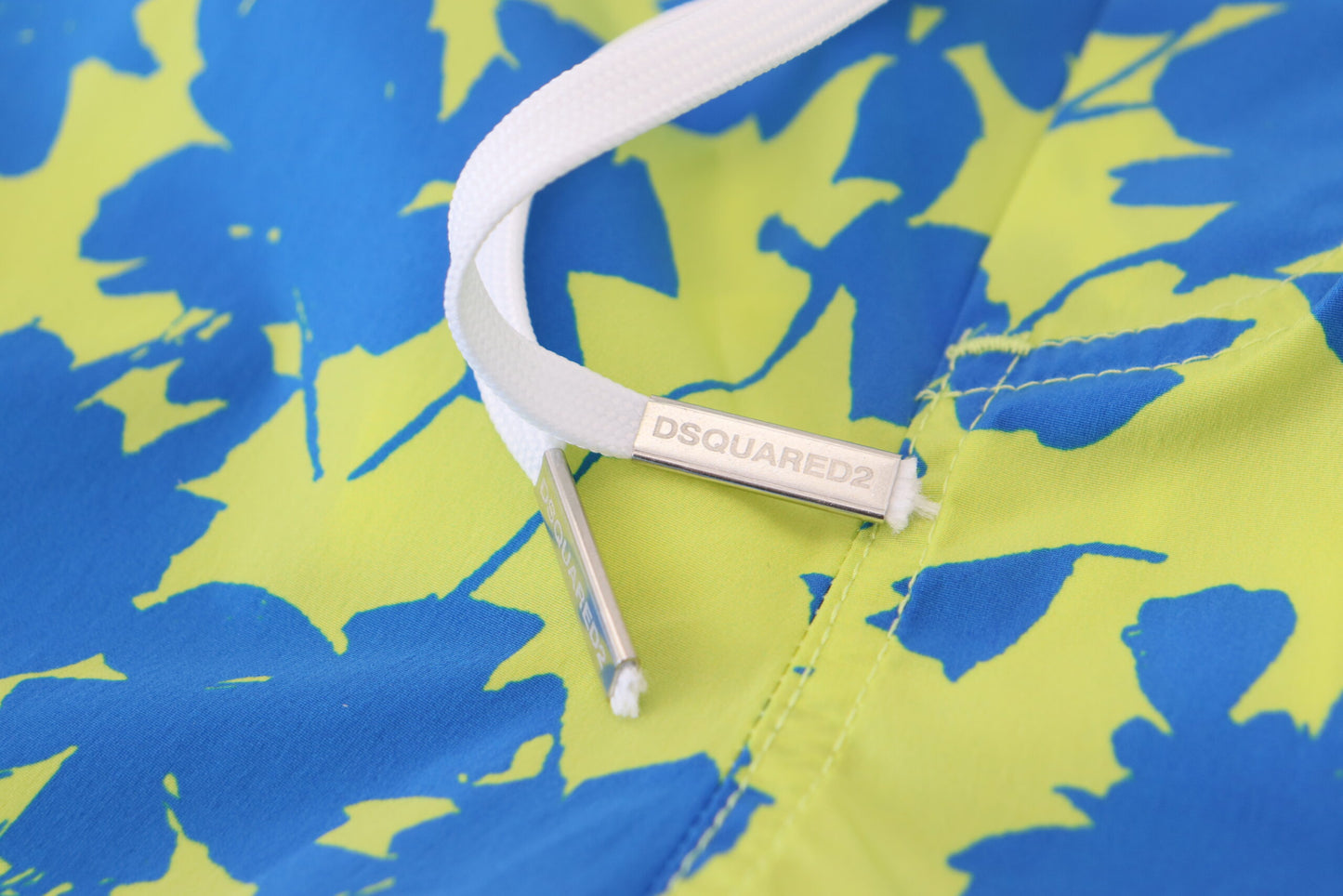 Blau Grün Logo Print Männer Beachwear Shorts Bademode