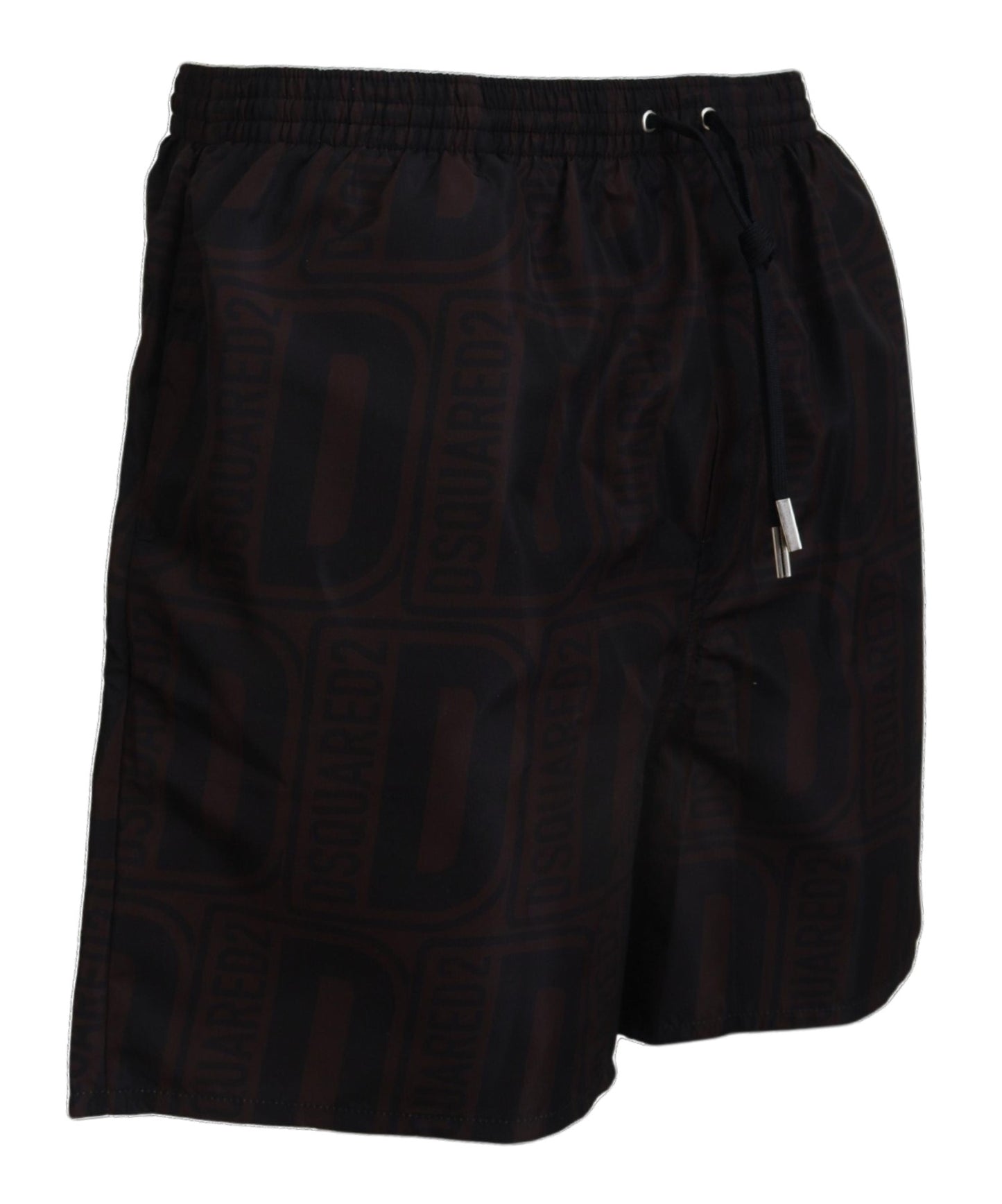 Braun Schwarz Print Männer Beachwear Shorts Bademode