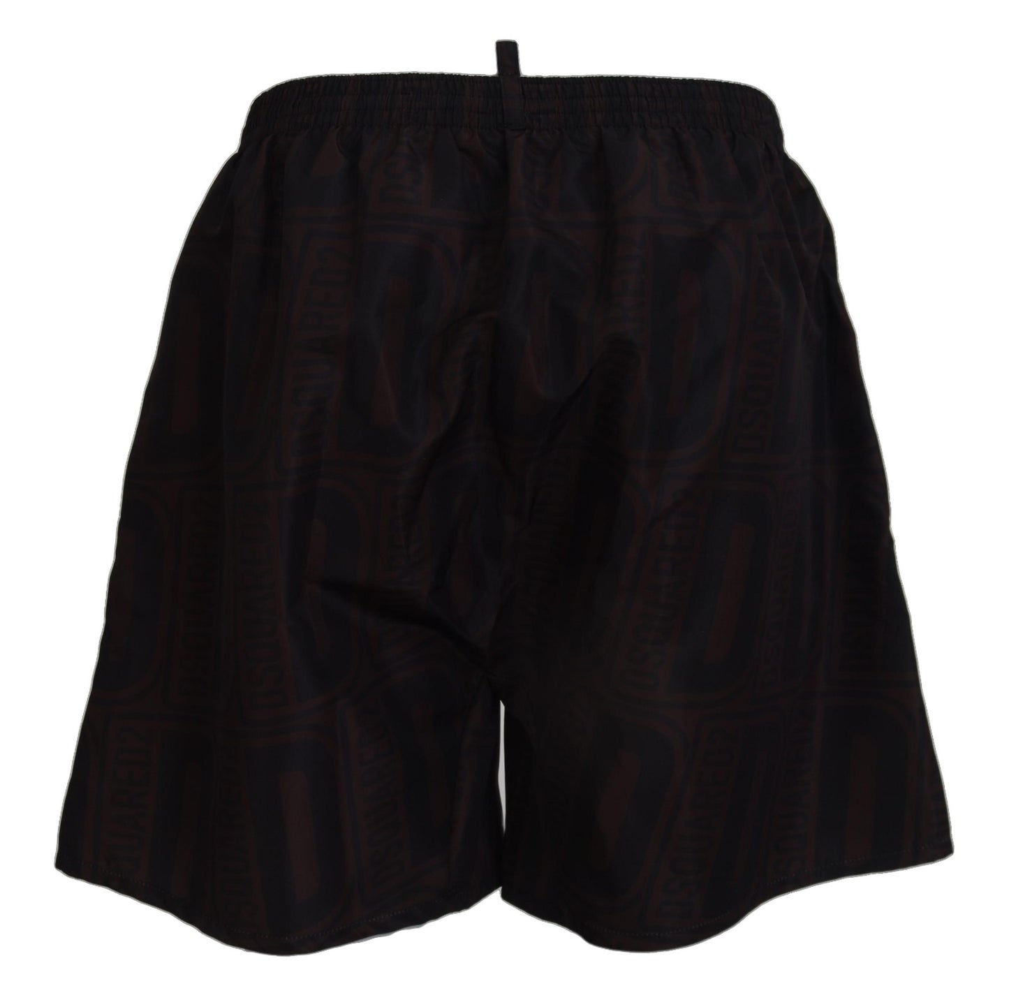 Braun Schwarz Print Männer Beachwear Shorts Bademode