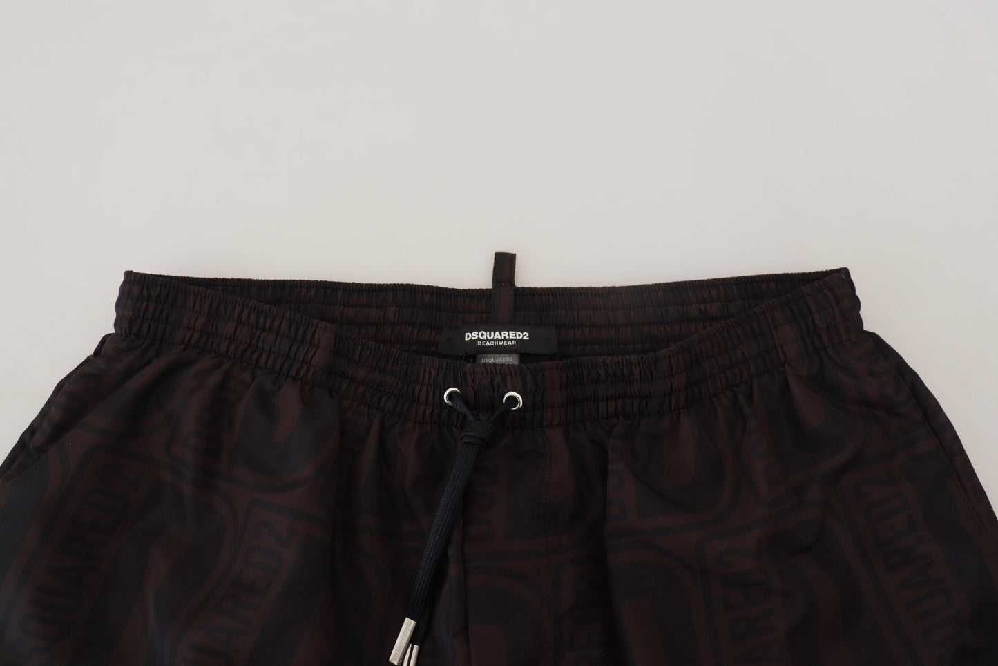 Braun Schwarz Print Männer Beachwear Shorts Bademode