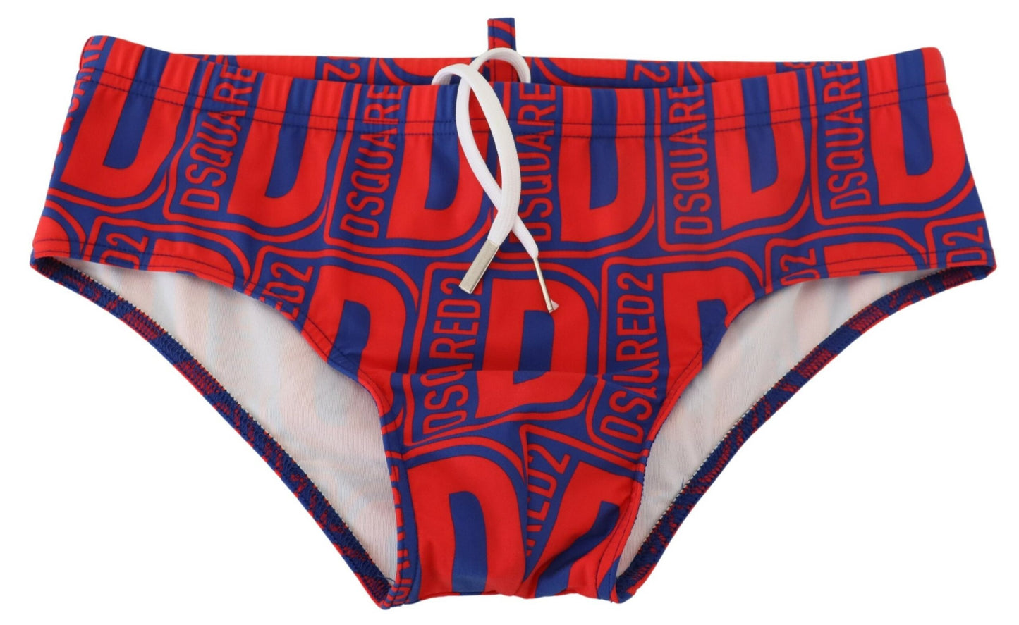 Rot Blau Logo Gedruckt Männer Schwimmen Slip Badebekleidung