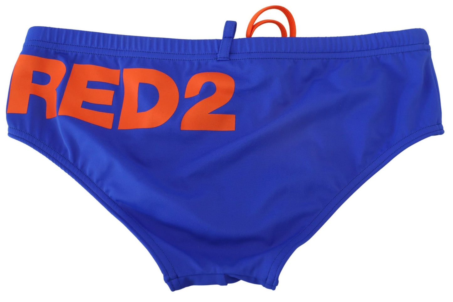 Blau Orange Logo Bedruckte Herren Badeslip Badebekleidung