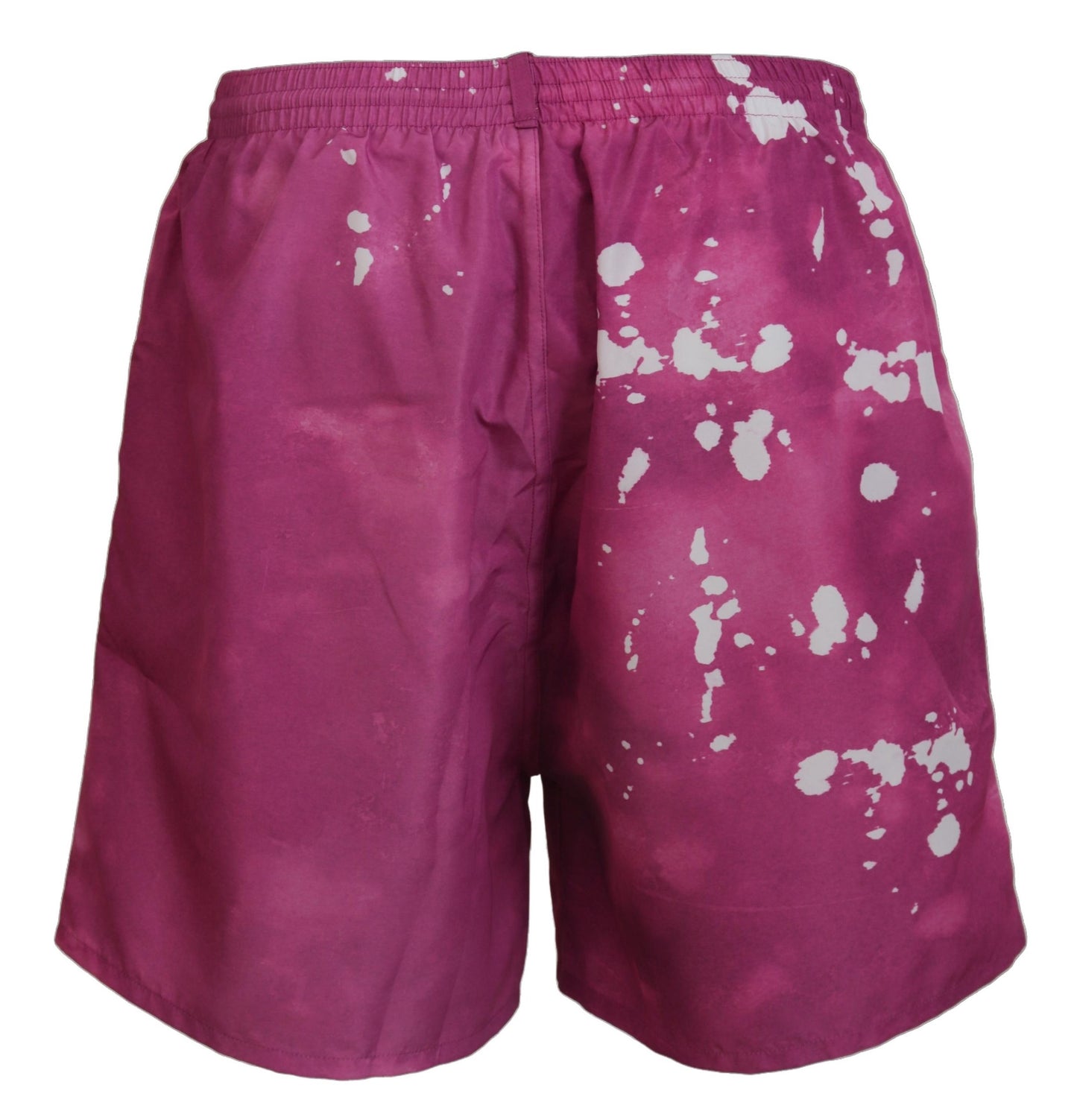 Rosa Tie Dye Logo Herren Strandbekleidung Shorts Bademode