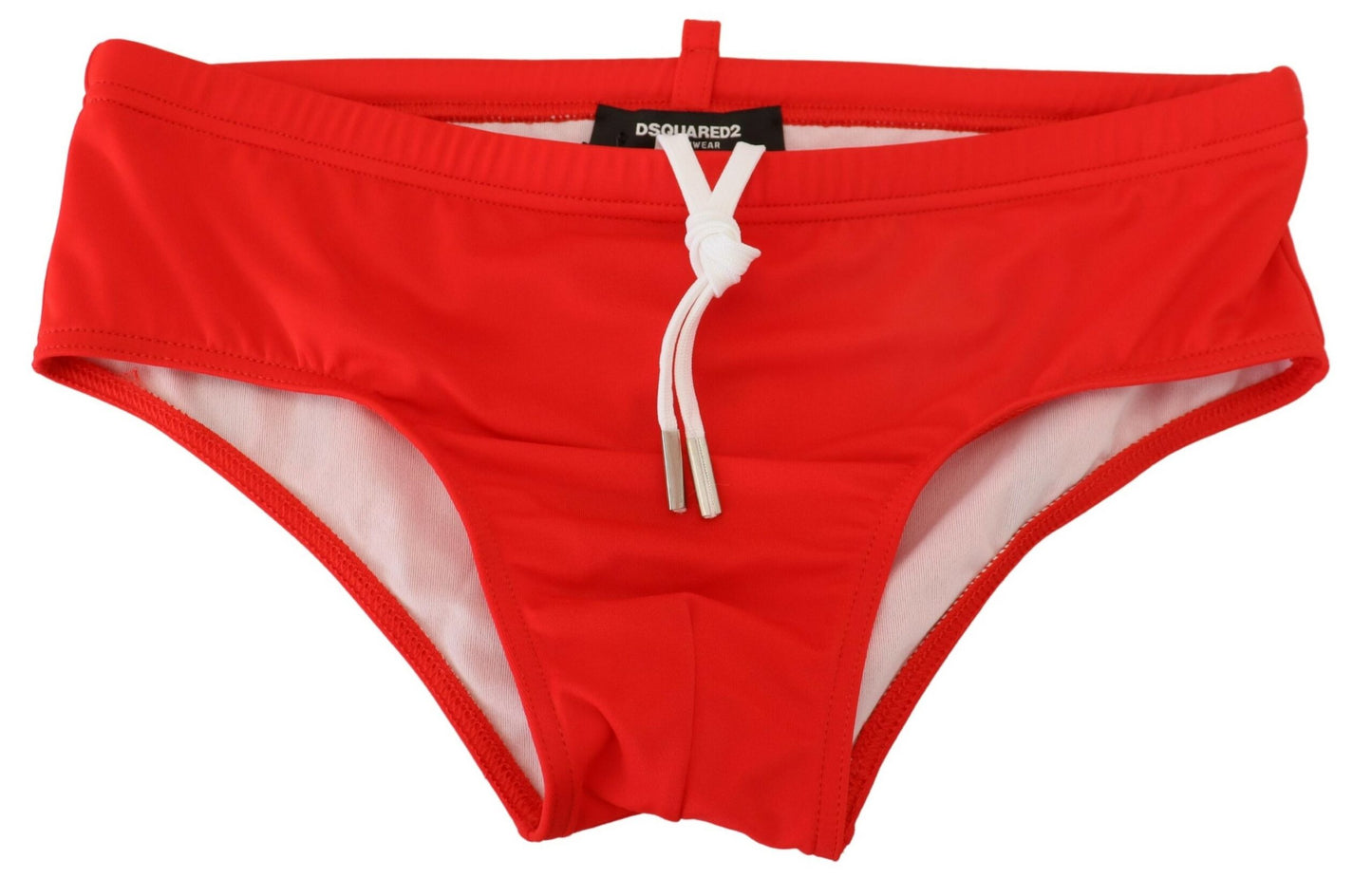Rot Schwarz ICON Print Herren Badeslip Badehose