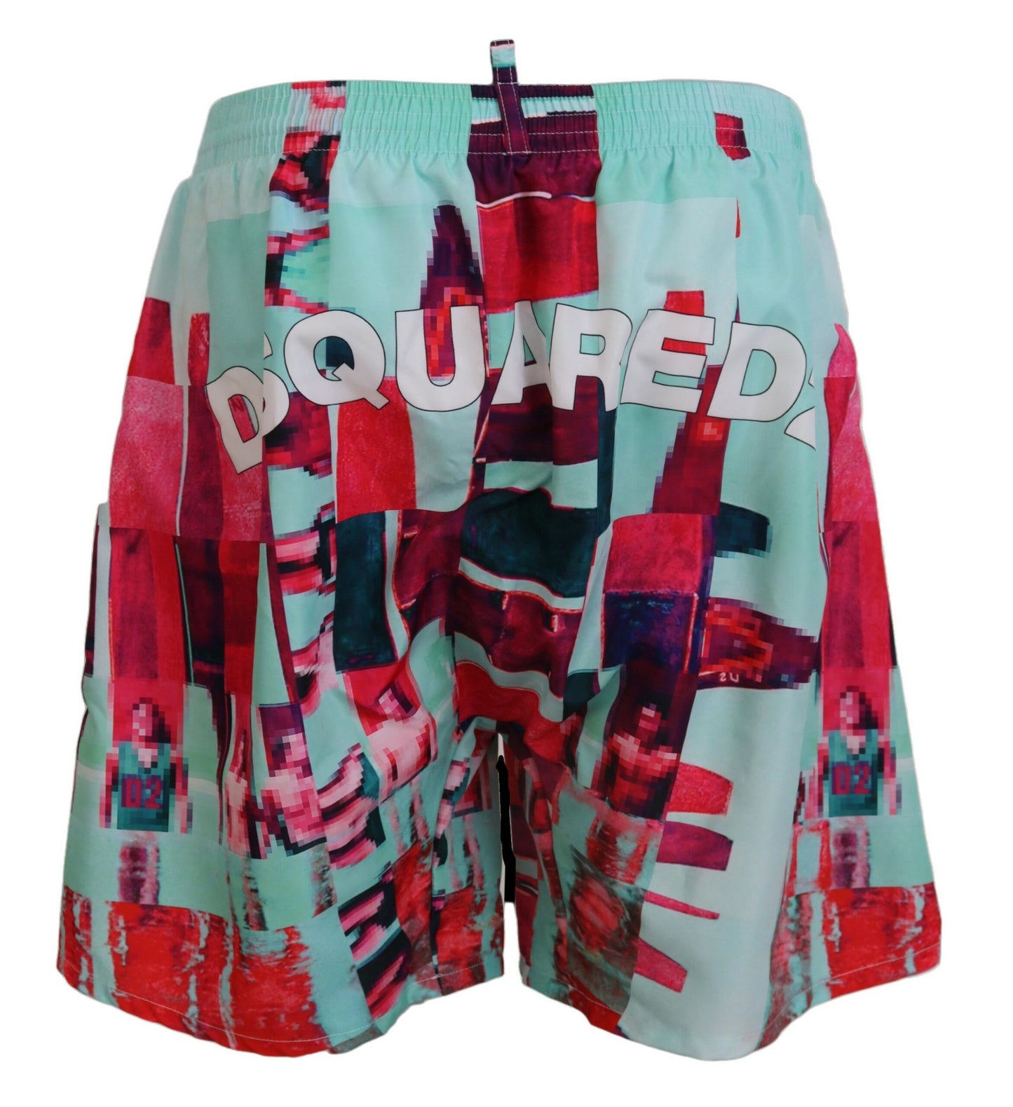 Mehrfarbig bedruckte Beachwear Shorts Bademode