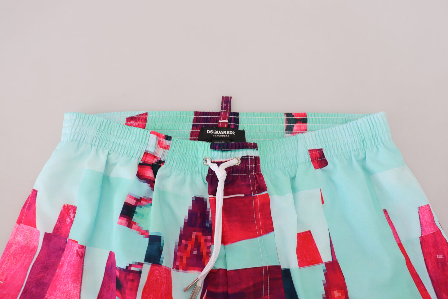 Mehrfarbig bedruckte Beachwear Shorts Bademode