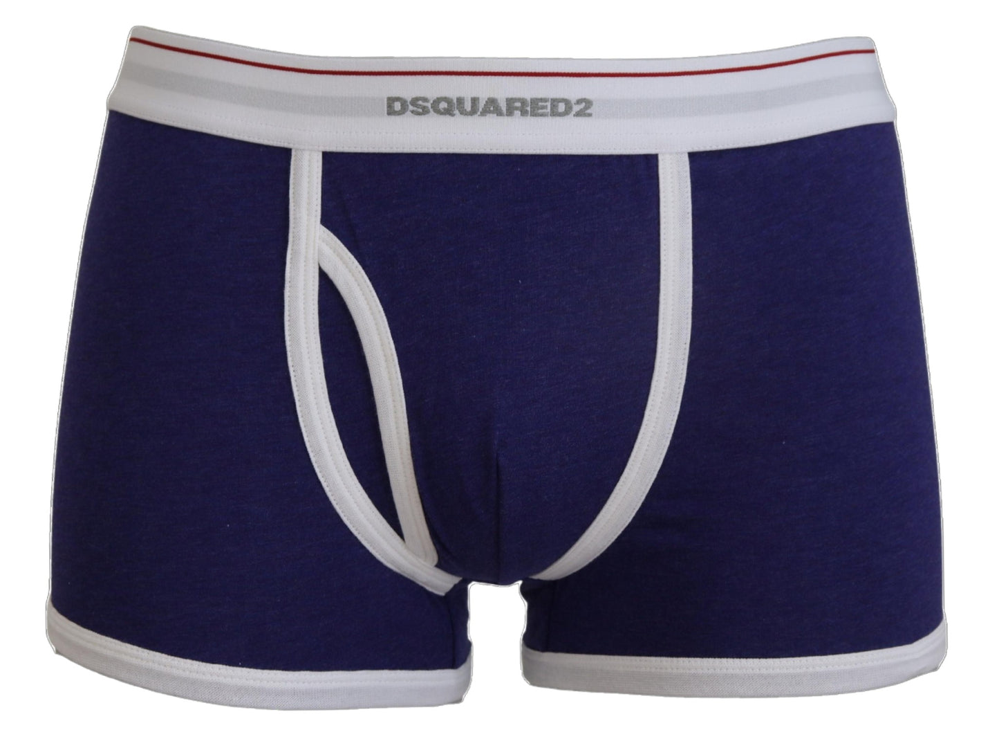 Blau Weiß Logo Baumwolle Stretch Männer Trunk Unterwäsche