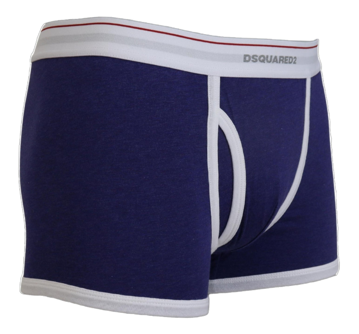 Blau Weiß Logo Baumwolle Stretch Männer Trunk Unterwäsche