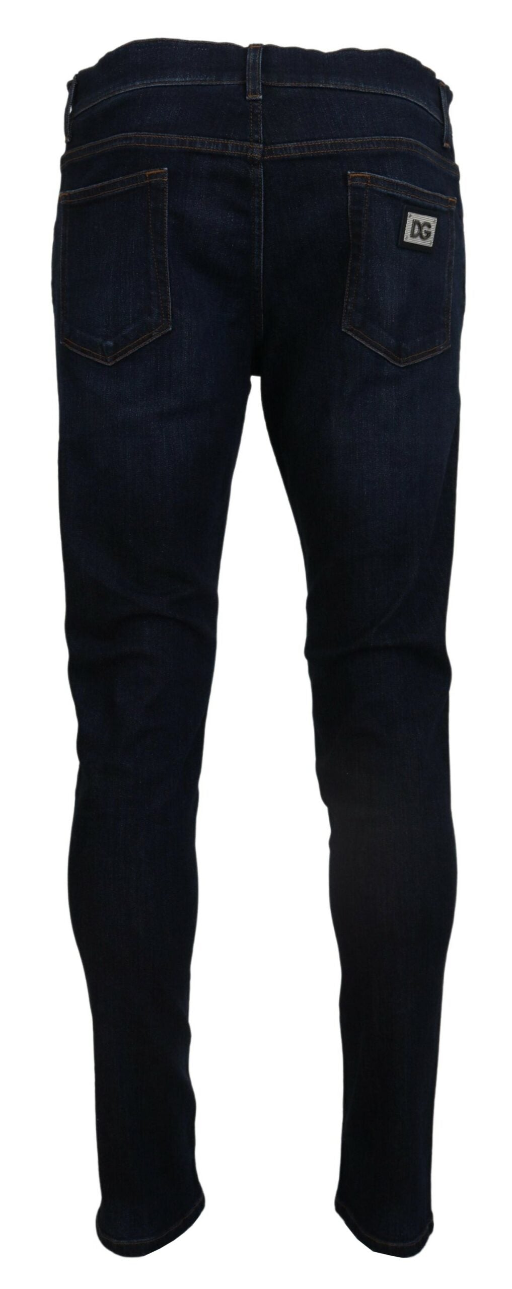 Blaue Baumwoll-Capri-Herren-Denim-Jeans