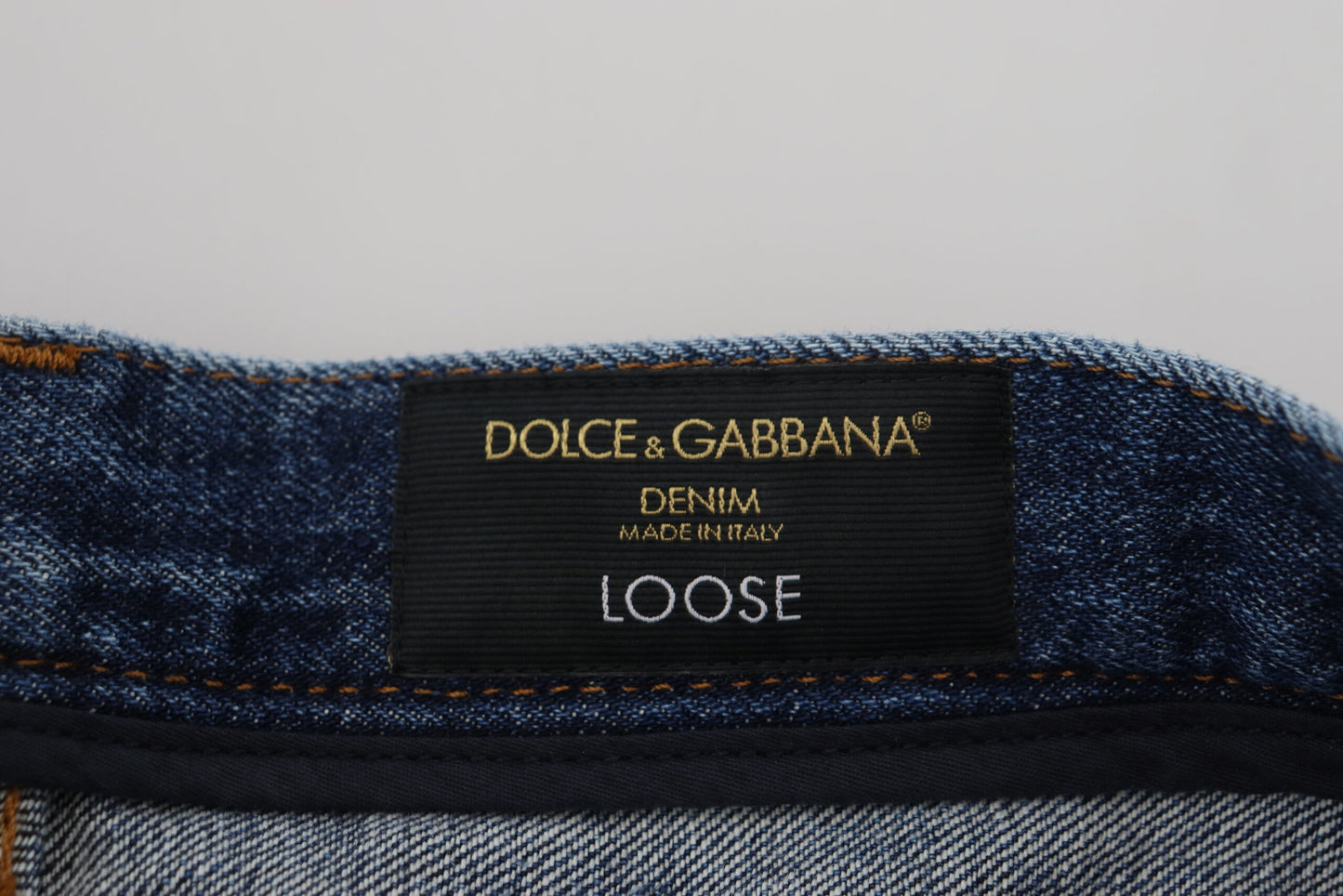 Blaue Baumwollmischung Cargo Patch Herren Denim Jeans