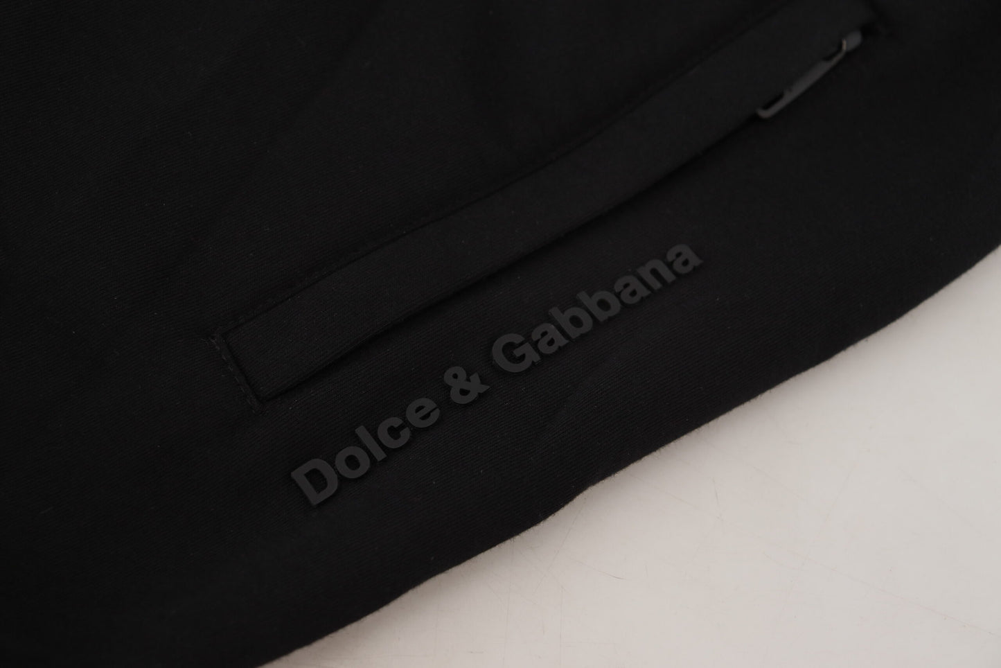 Schwarze Baumwoll-Jogger-Hose für Männer