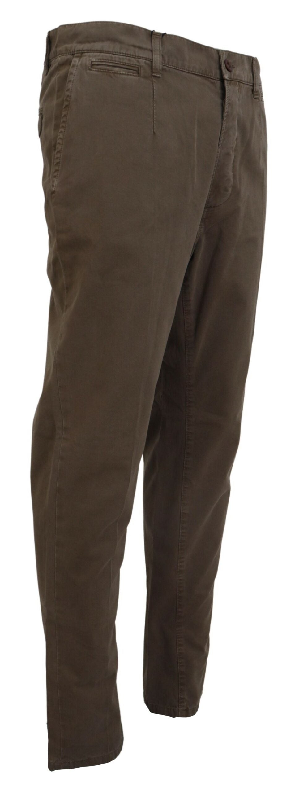 Braun Baumwolle Straight Fit Herren Denim Jeans