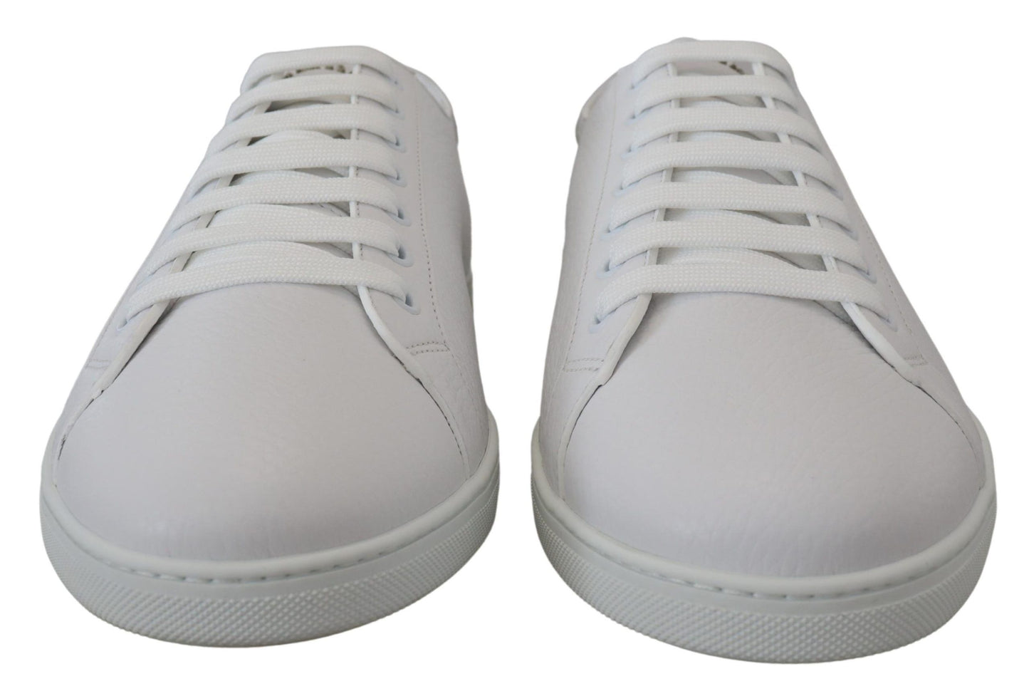 Weiß Leder Low Top Turnschuhe Schuhe