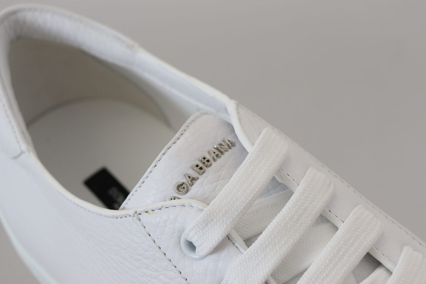 Weiß Leder Low Top Turnschuhe Schuhe