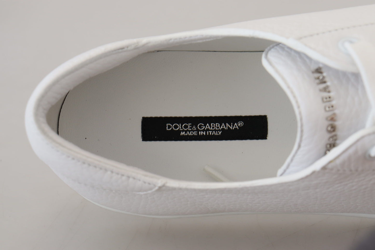 Weiß Leder Low Top Turnschuhe Schuhe