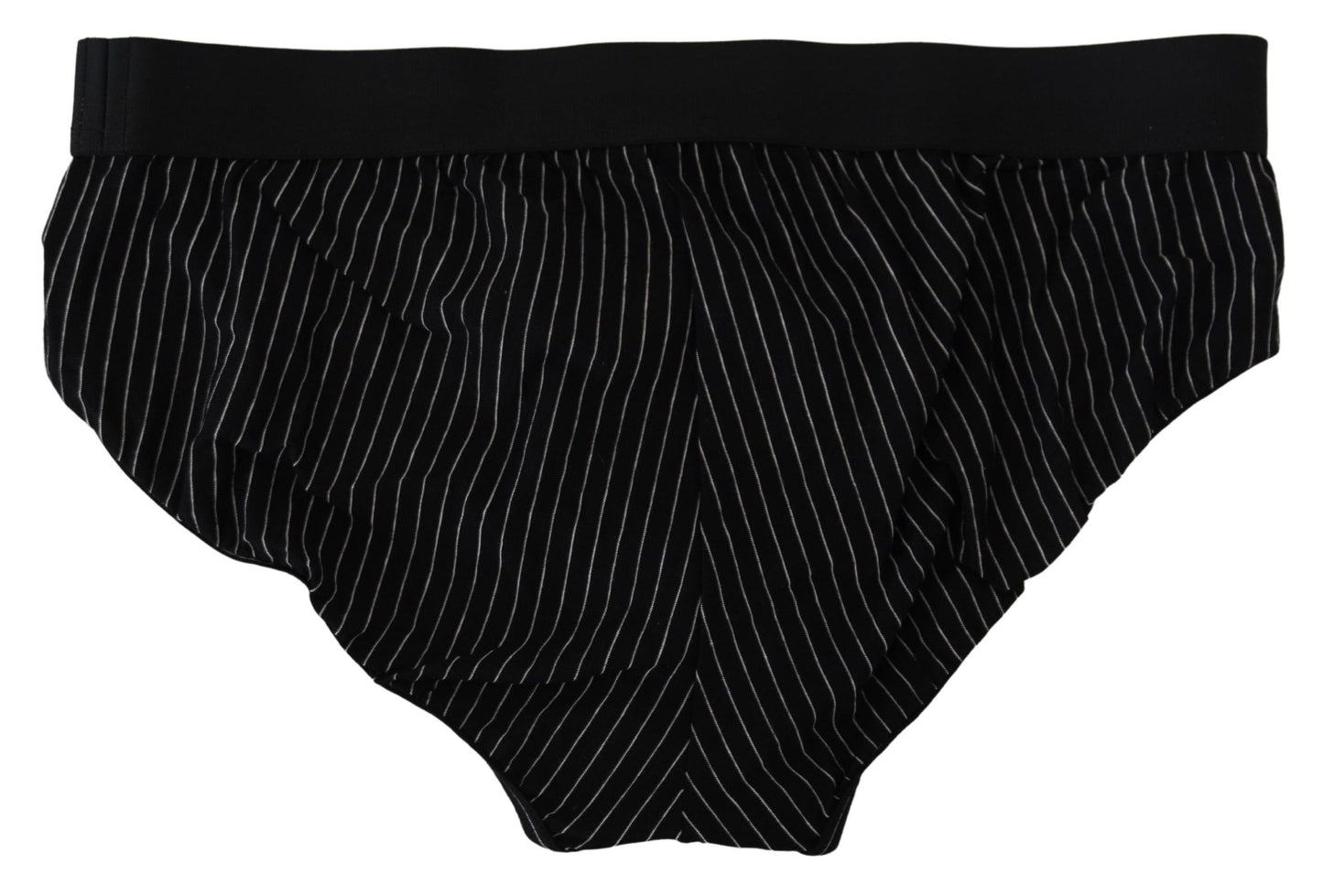 Schwarz gestreifte Baumwolle Brando Slip Unterwäsche